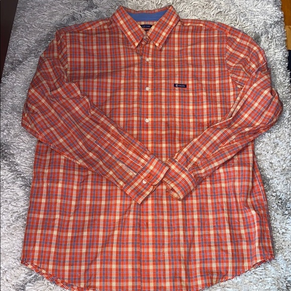 NWOT Men’s Chaps Plaid Button Down - Picture 2 of 4